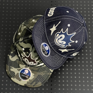 WNCAP帽子美式 街头嘻哈迷彩复古立体刺绣平檐鸭舌帽女棒球帽男潮