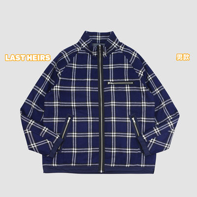 科技防风内胆日系羊毛混纺夹克