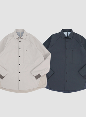 LAST HEIRS“空气感衬衫夹克”白标软壳防风抓绒外套慵懒机能通勤