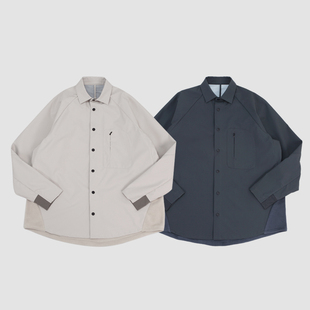 LAST HEIRS“空气感衬衫夹克”白标软壳防风抓绒外套慵懒机能通勤