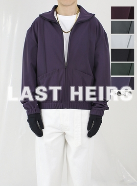 LAST HEIRS 软壳防风防水透气法式简约复古休闲立领运动夹克外套