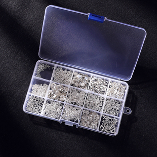 DIY手工制作自制耳钉配件材料包耳环耳夹耳坠耳钩耳饰品工具套装
