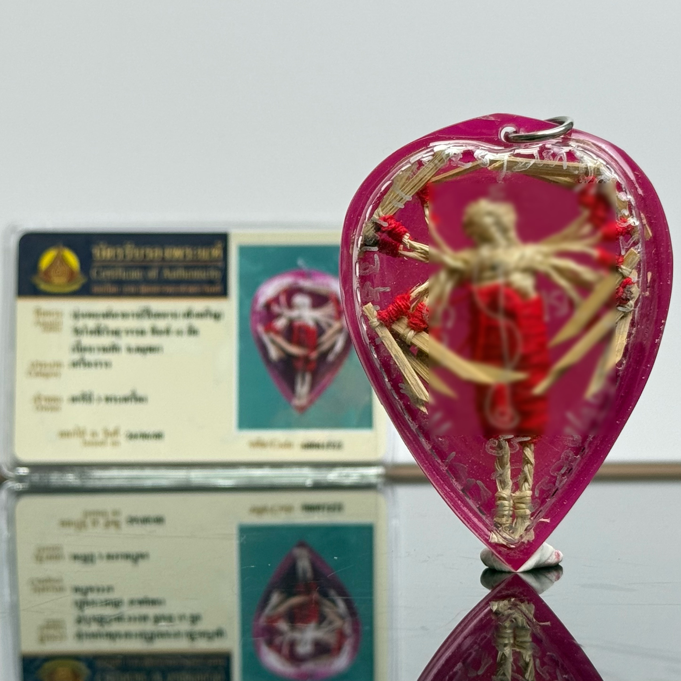 【胖叔典藏】现货实拍 真品佛牌  阿赞bee 阿赞莱 带tpz鉴定卡