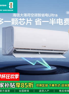 海信空调挂机 大1匹/1.5P/2匹 变频 一级能效 家用壁挂式空调变频