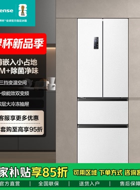 冰箱四开门法式一级能效家用小型一级Hisense/海信 BCD-330WNK3DP