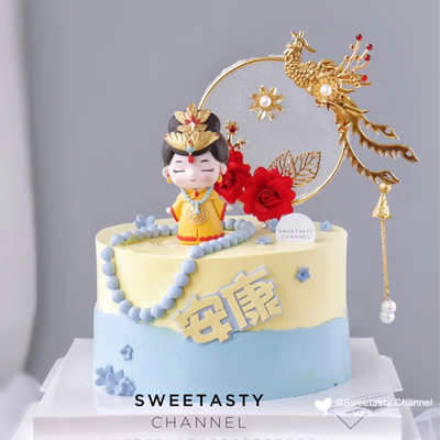皇后皇上蛋糕装饰摆件公仔