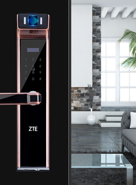 zte中兴指纹锁智能电子防盗门
