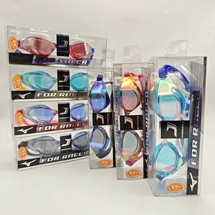日本MIZUNO美津浓GX SONIC EYE J男女无胶圈防雾镀膜竞速泳镜池江