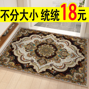 侘寂入户地毯进门条纹波斯玄关地垫客厅入户地毯子脚垫家用地垫