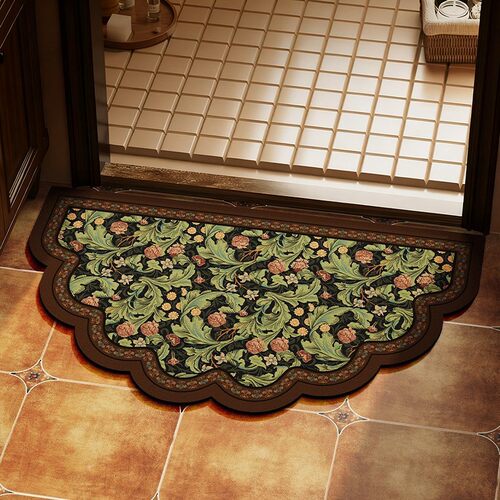 新款美式浴室地垫卫生间厕所门口脚垫硅藻泥吸水速干防摔家用地垫