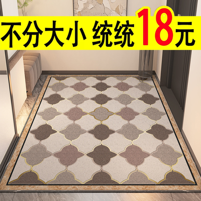 轻奢入户门地垫进门玄关耐脏地毯高级感家用入户大门口防滑脚垫子