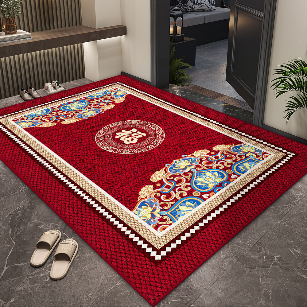 福字入户门地垫脚垫2025新款门垫新年进门高级门口地毯入户红色垫,居家布艺,入户地垫,淘宝优惠券,粉丝福利购,淘宝优惠卷