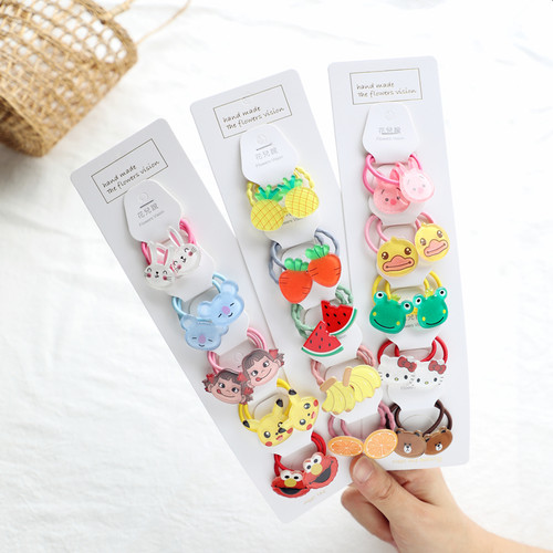 韩版儿童头绳不伤发女童扎头发橡皮筋发圈女孩发饰品宝宝头饰发绳