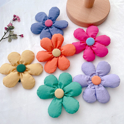 大花朵儿童发饰蝴蝶结公主夹子