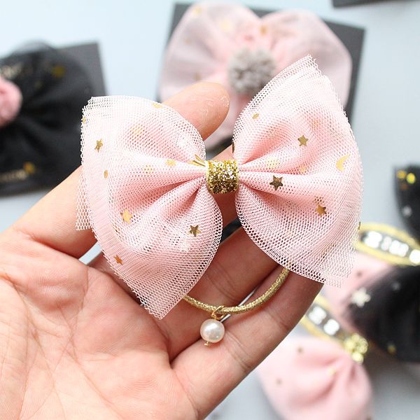 儿童头饰网纱蝴蝶结发圈发夹