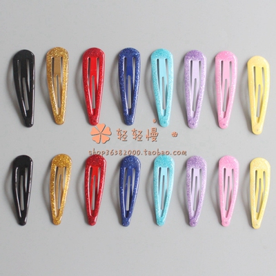 冰淇淋色滴油儿童发饰BB夹