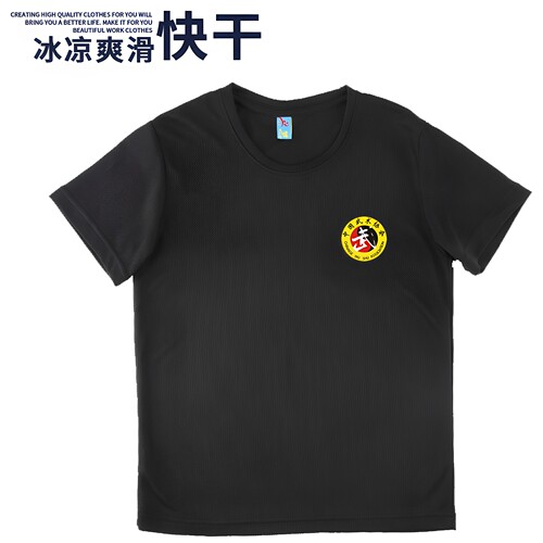 速干T恤武术练功服户外运动快干薄款短袖散打搏击训练服装跆拳道