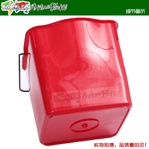 进y口强化工程塑料 30升方形清洁桶 30L方形水桶 拖把桶榨水车配