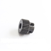 钢齿轮 0.5模数直齿轮 顶丝孔M4 孔6 厂家金属齿轮定做加工0 30齿