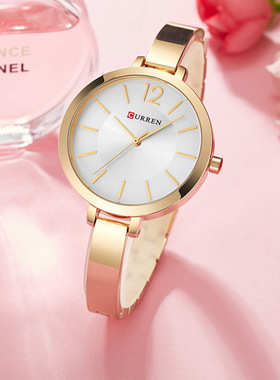 CURREN/卡瑞恩9012女士手表女表 外贸热卖女表时尚手表女