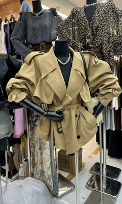 韩国东大门新款韩系ins风百搭宽松大版显瘦中款风衣外套女