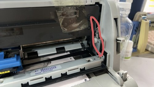 得实AR550 DS650 DS1860 DS620 1870 固定色带架卡扣 黑色弓配件