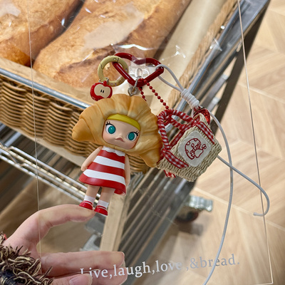 molly面包脑袋宝宝挂件钥匙扣