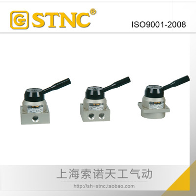 【STNC索诺天工】三位四通手转阀K34S-08/08S/08D手扳阀