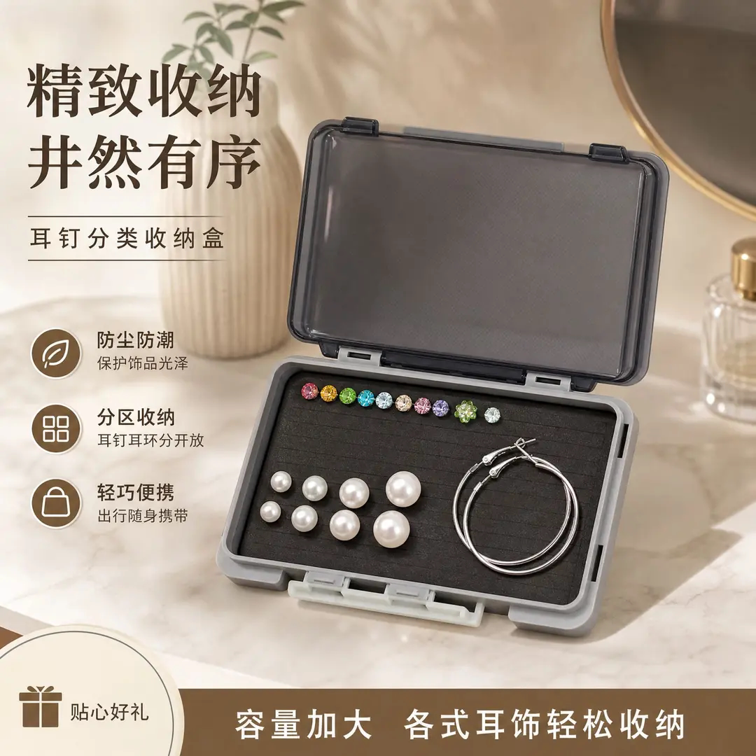 耳坠收纳盒小型首饰盒