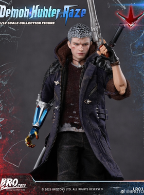 BROTOYS 1/12 鬼泣  猎魔者 雷泽LR013 卡尔LR014 可动人偶 定金