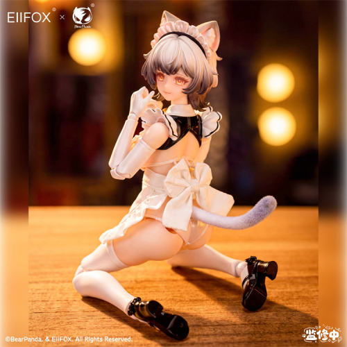 EIIFOX×BearPanda 猫女仆 小布丁 1/12 可动手办 定金