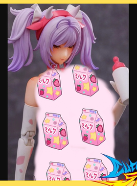 BISHOUCRAFT 奶牛娘 1/12 小熊奈奈 可动手办 现货