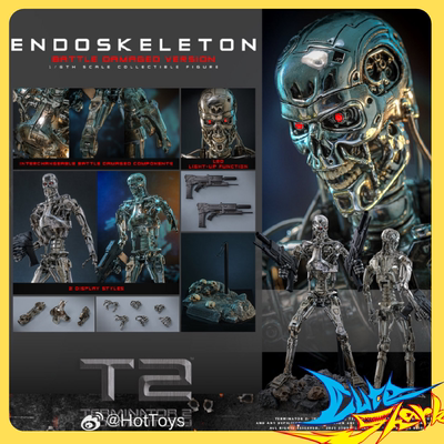 HT Hottoys 1/6 终结者2 审判日  内骨骼 战损版 MMS840D77 定金