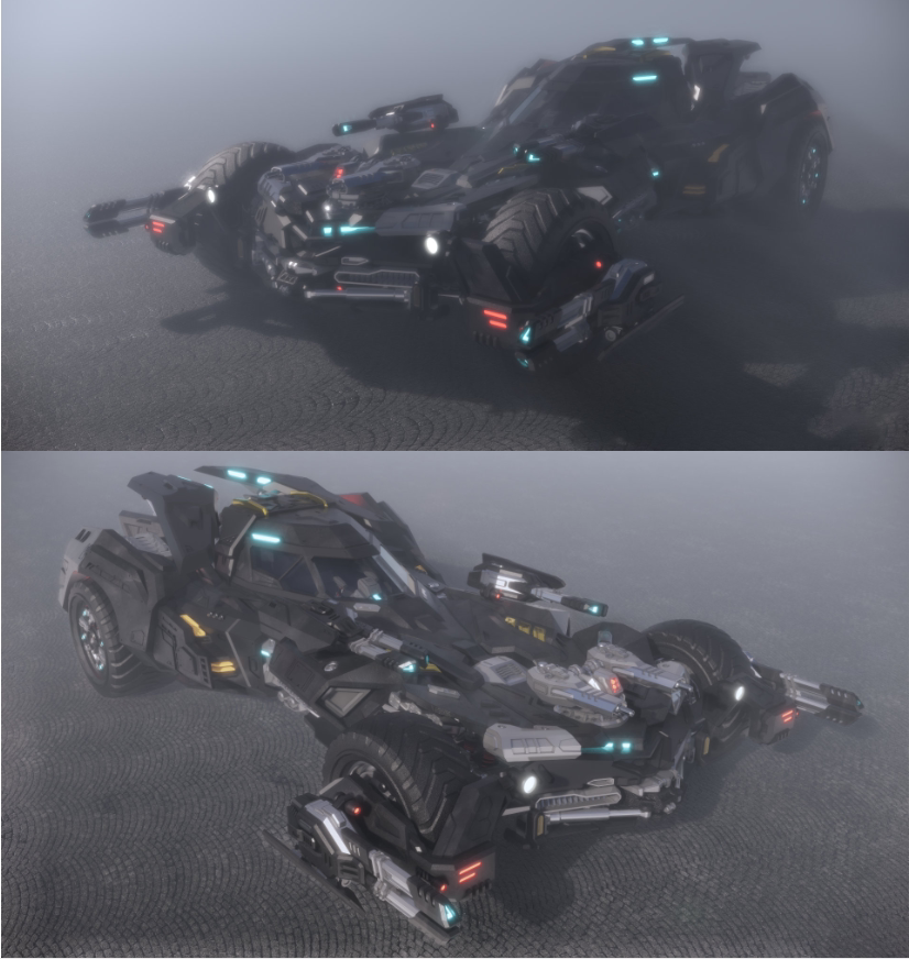 将魂姬 圆野文化 dc漫画 蝙蝠侠 越野轻型装甲车 蝙蝠车 先行接单