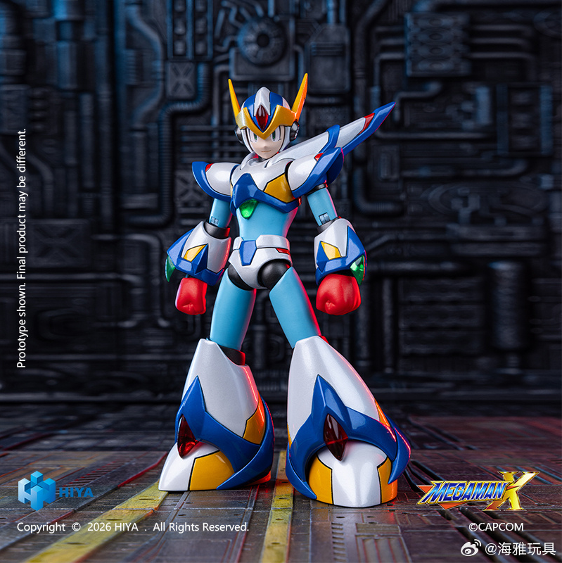 海雅玩具 洛克人X 艾克斯 猎鹰装甲版 可动手办 EBM0384 定金