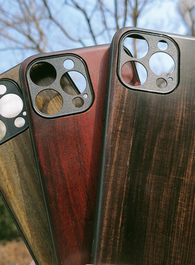 OPPO Reno 15 14 13 12 11  Pro+手机壳Find X9 X8S X7 Ultra紫光檀绿檀实木质木头文玩全包软边个性创意