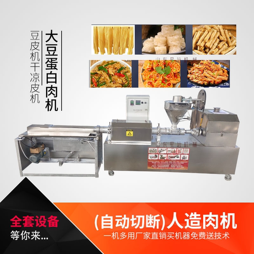 大豆蛋白肉机豆皮机面皮机豆肠机