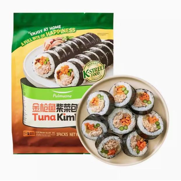 山姆代购圃美多韩国进口金枪鱼紫菜包饭卷690g（230g×3）早餐