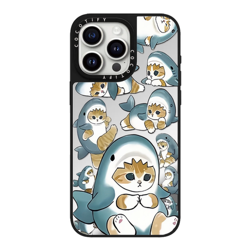 C家 联名Mofusand鲨鱼小猫咪橘猫MagSafe磁吸新款苹果17pro适用iPhone16promax手机壳潮牌15plus防摔14保护套