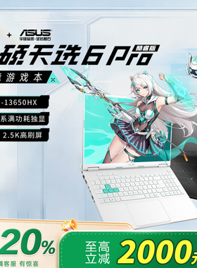 【电脑以旧换新补贴】华硕天选6Pro酷睿版5060笔记本电脑游戏本