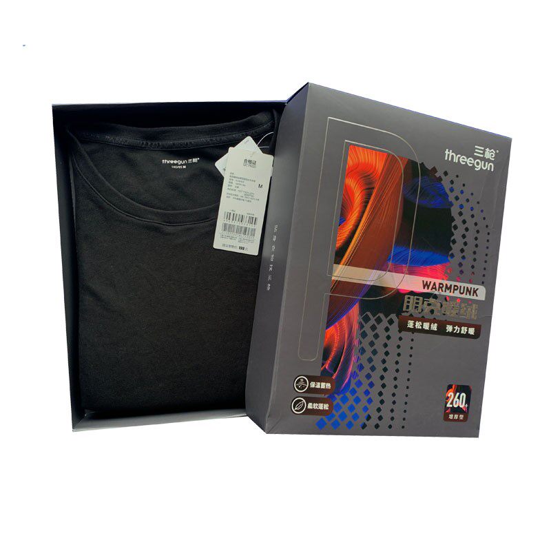 三枪保暖内衣男士舒绒弹力加绒加厚透气舒肤棉圆领秋衣秋裤套装女