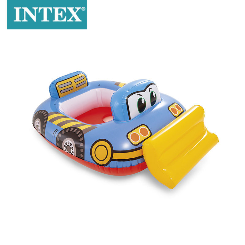 包邮正品INTEX59586婴儿水上座圈 坐圈 游泳圈 浮圈儿童座骑玩具