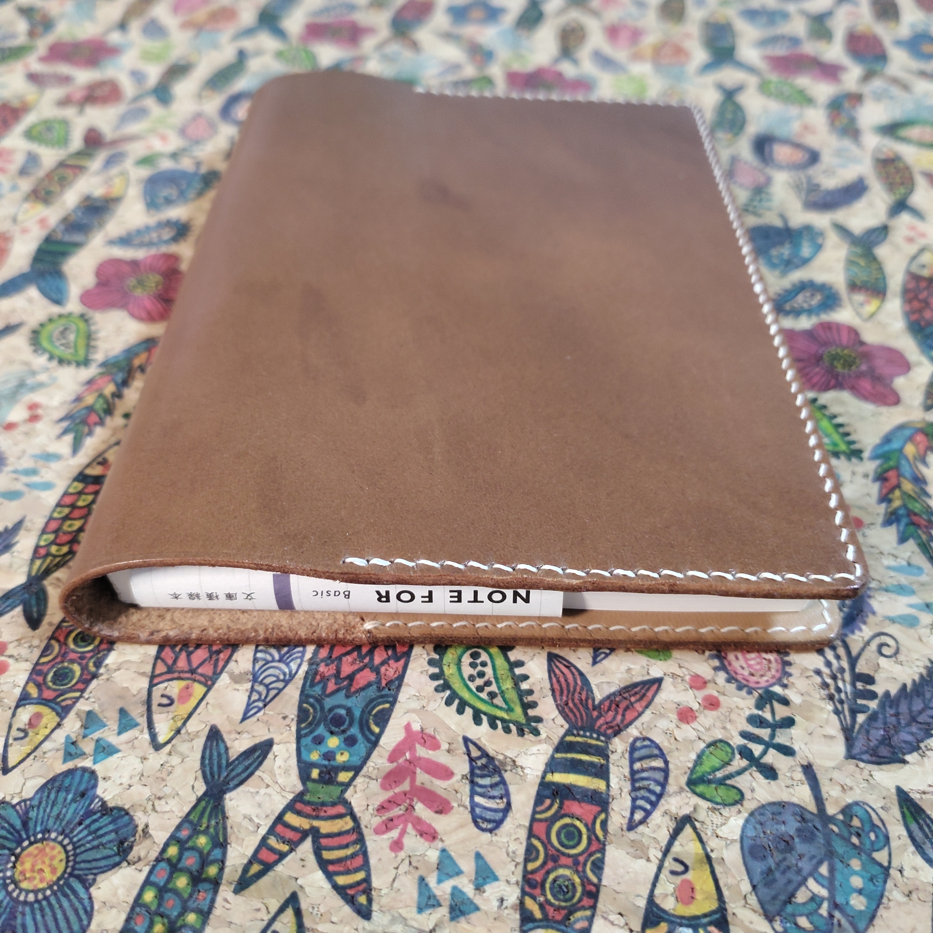 定页本 定页笔记本 手帐 书衣 A6 手工真皮 植鞣