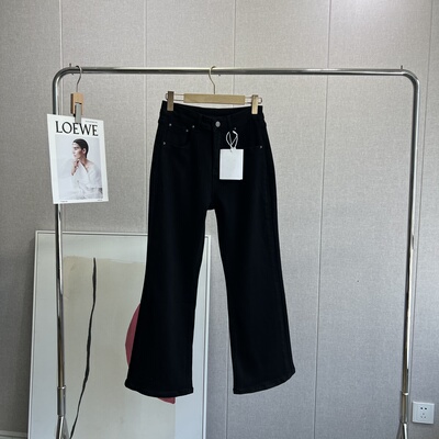 必拿！25年新款四面弹九分微喇牛仔裤女显瘦显腿长小个子喇叭裤