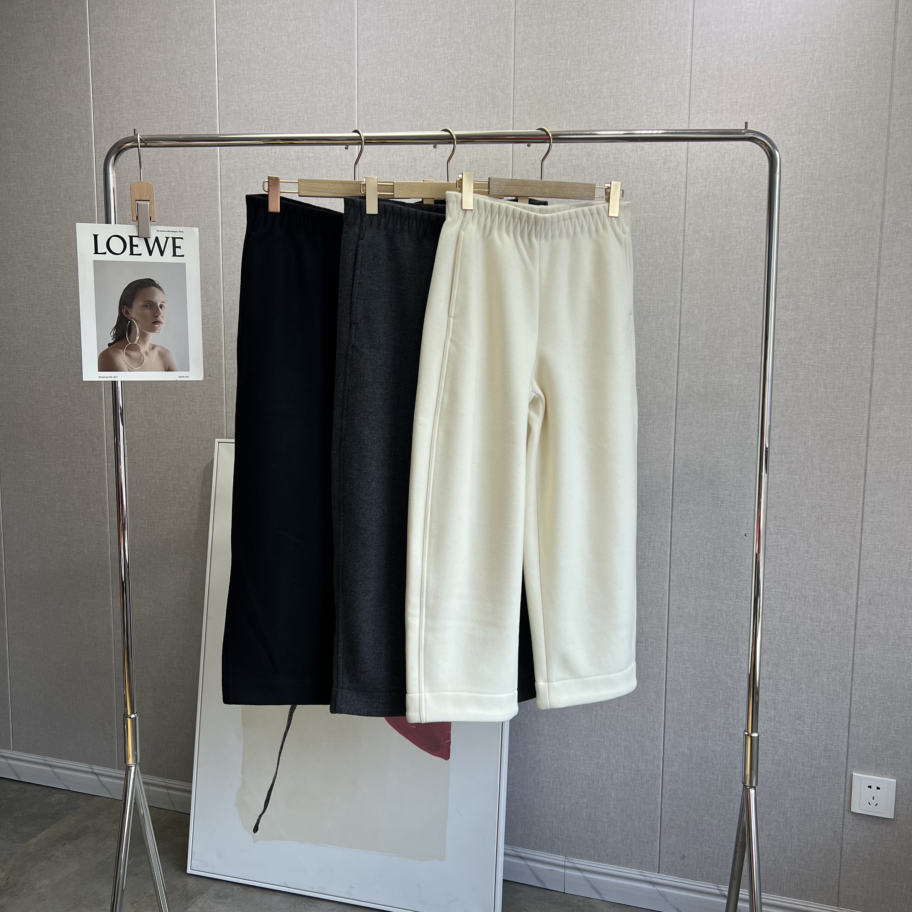 小个子必入！休闲百搭羊毛绲纺磨毛百搭休闲九分裤,女装/女士精品,休闲裤,淘宝优惠券,粉丝福利购,淘宝优惠卷