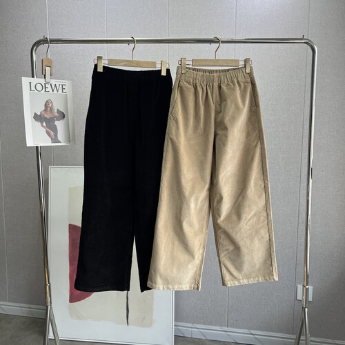 JN柜上爆款！自带复古感 百搭高腰灯芯绒阔腿直筒休闲裤