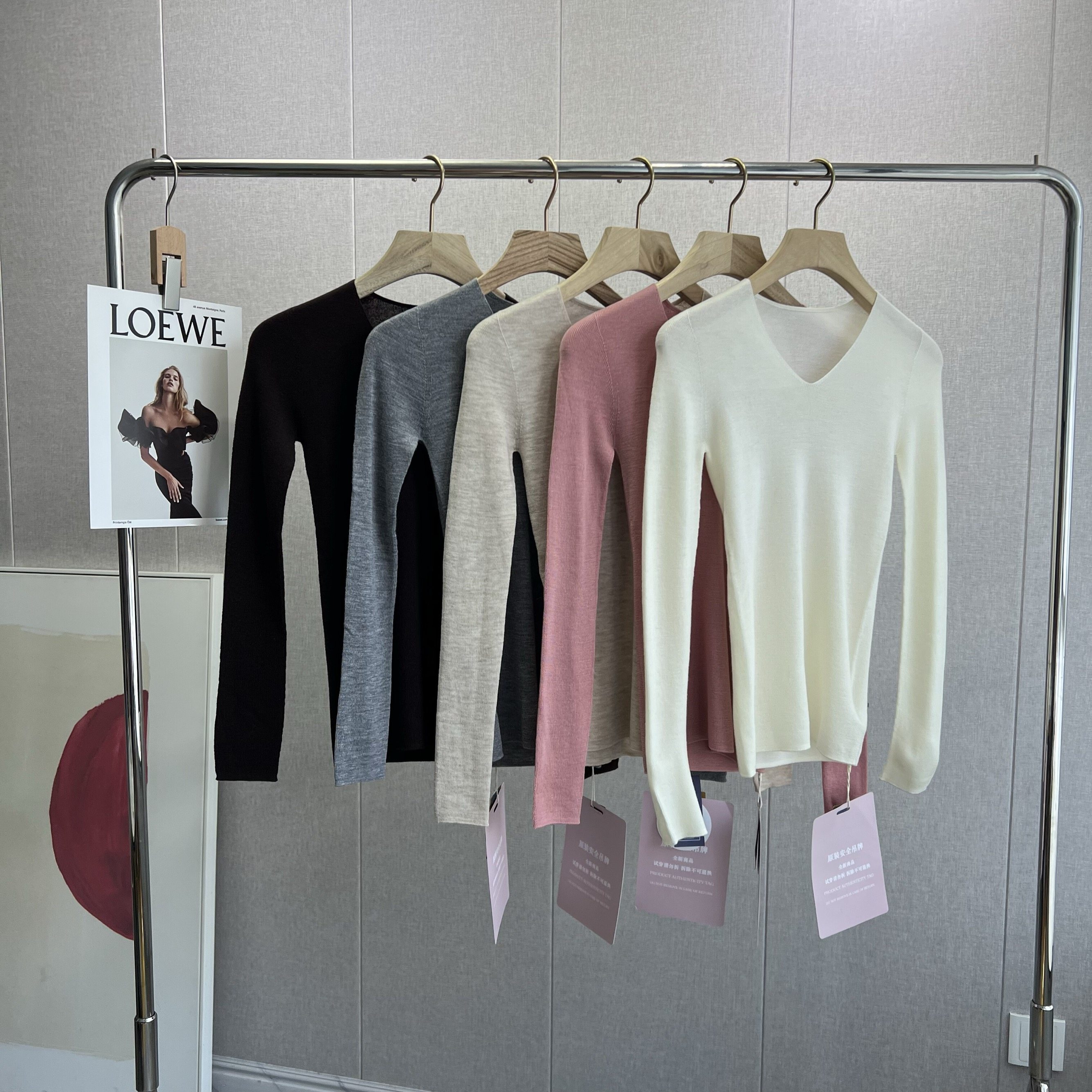 18针60支~简约优雅6色~100%纯羊毛精纺V领针织衫打底衫秋冬长袖女,女装/女士精品,T恤,淘宝优惠券,粉丝福利购,淘宝优惠卷