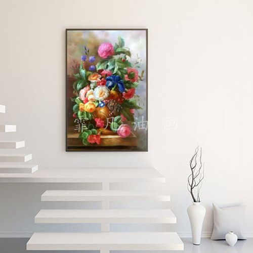 『霏凡油画』画家直销纯手工绘制花卉静物画作 FF-HHJW-01