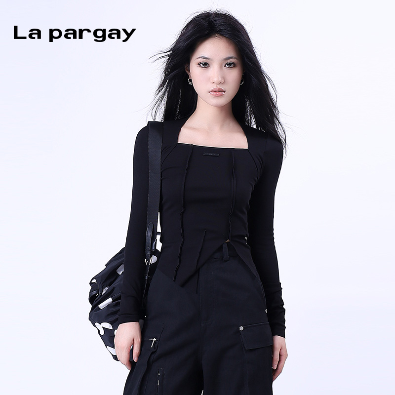 lapargay长袖街头常规T恤