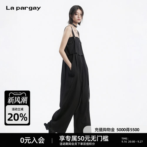 Lapargay背带连体裤隐形口袋
